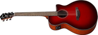 Guitarra Electroacustica Ibanez Aeg51-TRH Rojo transparente Sunburst de alto brillo