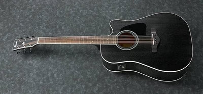 Guitarra Electroacustica Ibanez Art Wood Aw84Ce-Weathered Black Open Pore