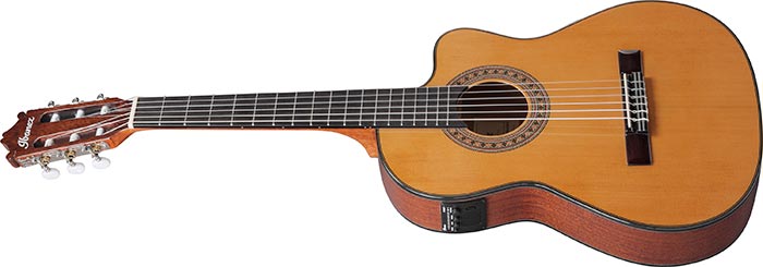 Guitarra Electroacustica Ibanez GA5TCE3Q AM Ambar de alto brillo