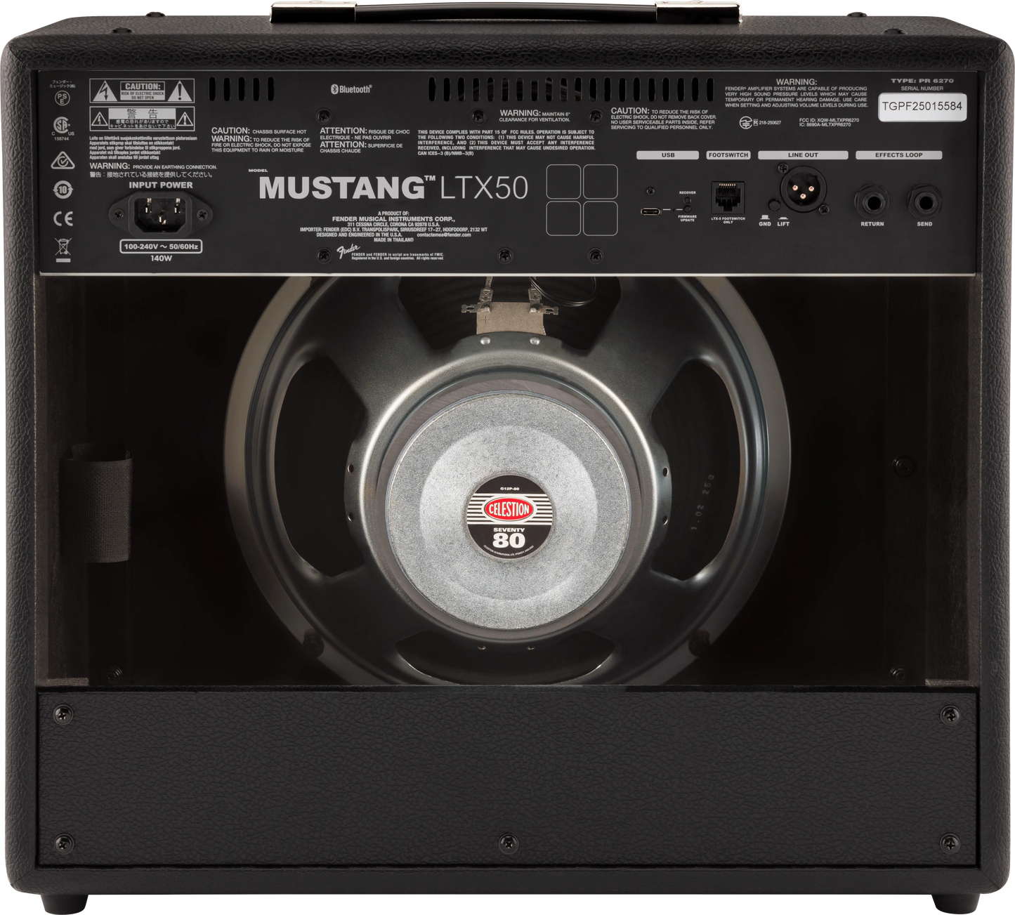 AMPLIFICADOR FENDER MUSTANG LTX50