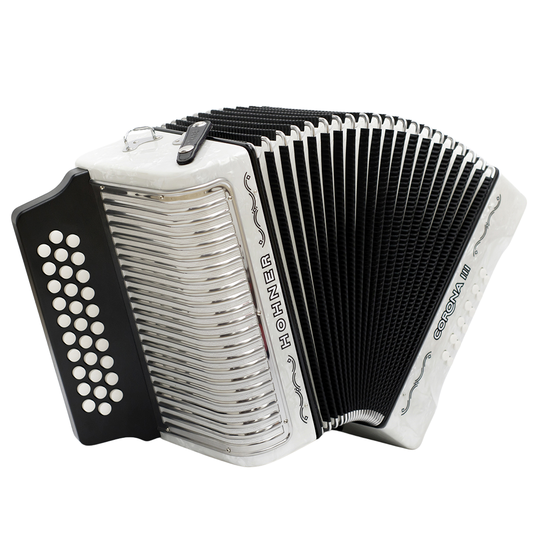 ACORDEON HOHNER CORONA III ADG BLANCO