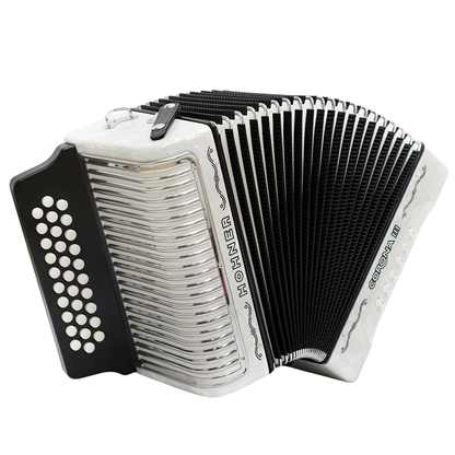 ACORDEON HOHNER CORONA III ADG BLANCO