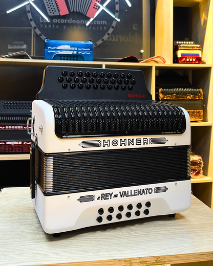 ACORDEON HOHNER COMBO  REY WHITE SPECIAL