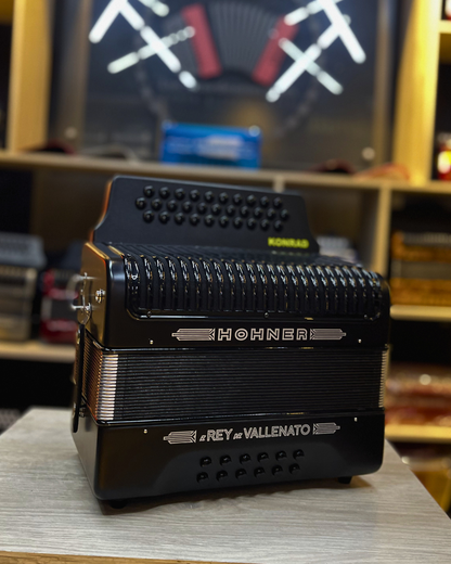 ACORDEON HOHNER COMBO REY BLACK & YELLOW