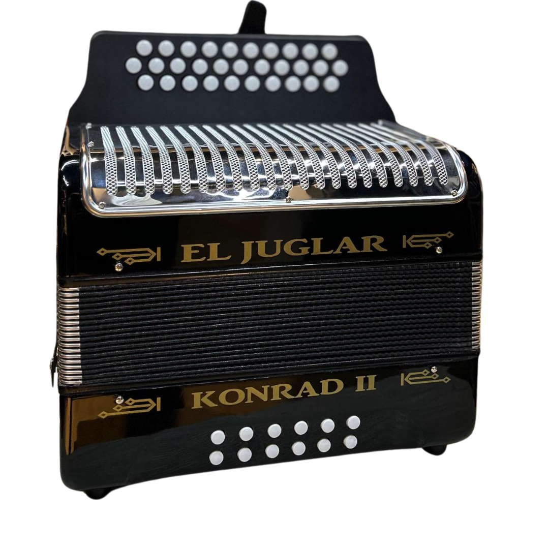 ACORDEON KONRAD JUGLAR II  GCF NEGRO