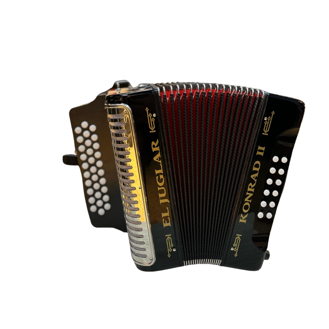 ACORDEON KONRAD JUGLAR II  GCF NEGRO