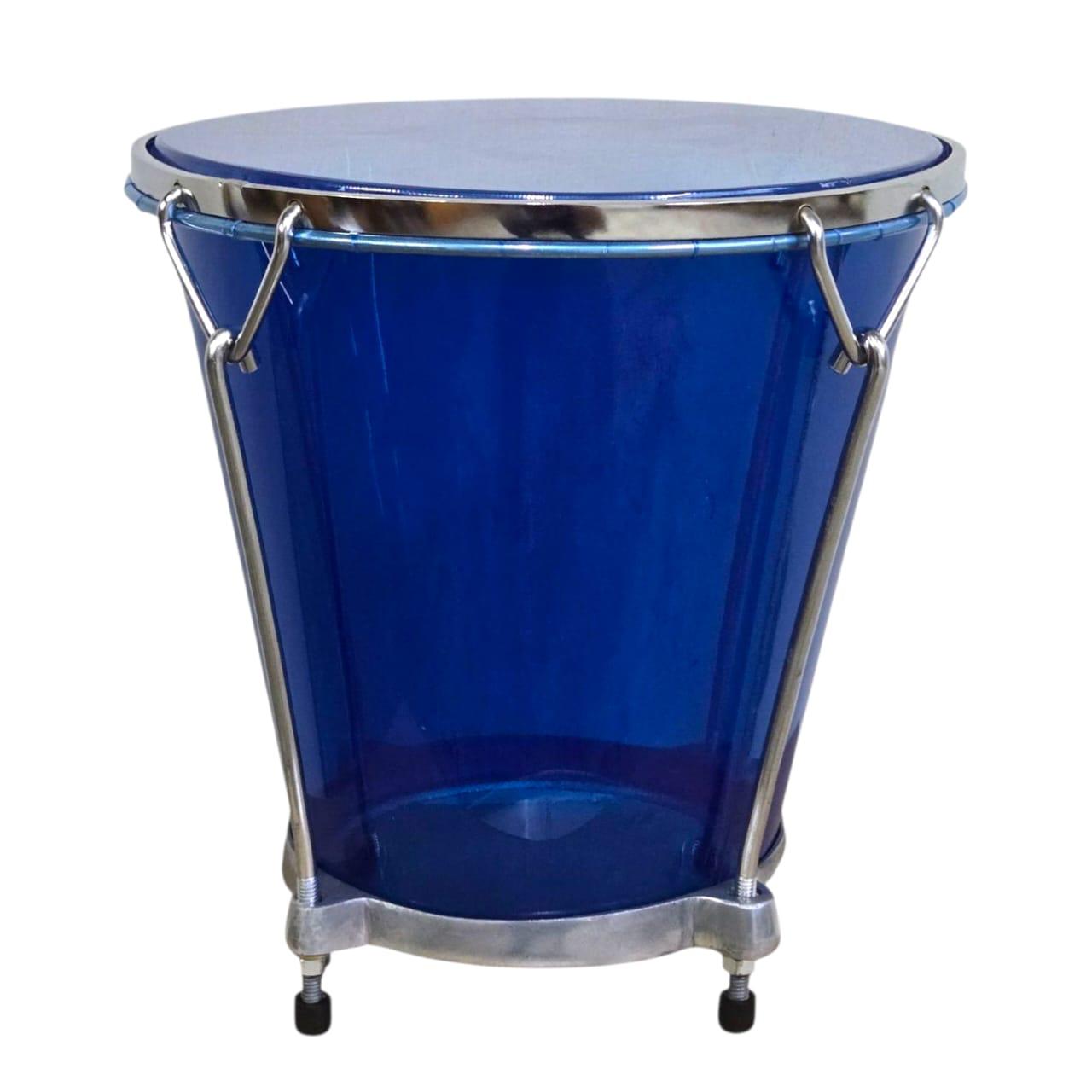 CAJA VALLENATA ACRILICA  AZUL
