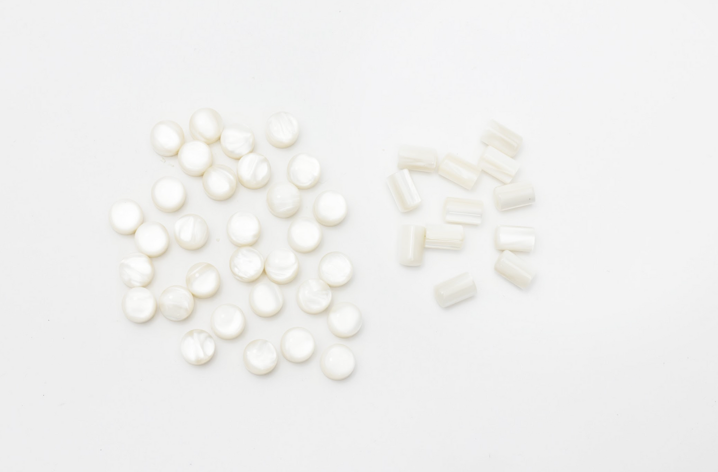 Kit botones italianos perlados