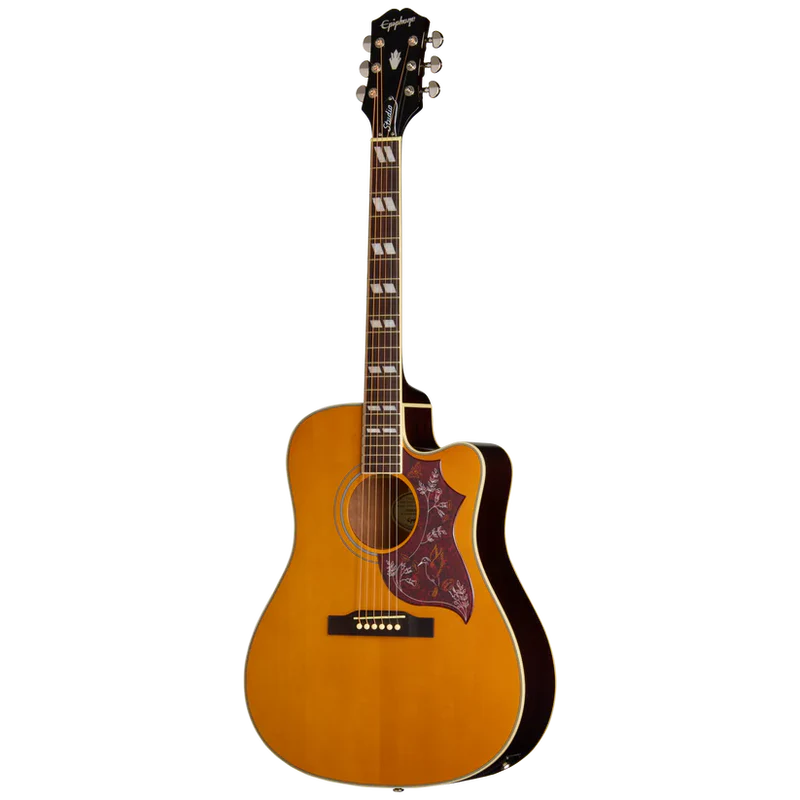 Guitarra Electroacustica Epiphone EASHCANNH1 Hummingbird Studio EC Antique Natural