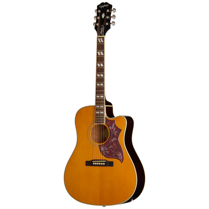 Guitarra Electroacustica Epiphone EASHCANNH1 Hummingbird Studio EC Antique Natural