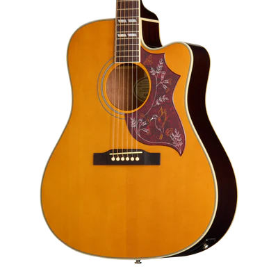 Guitarra Electroacustica Epiphone EASHCANNH1 Hummingbird Studio EC Antique Natural