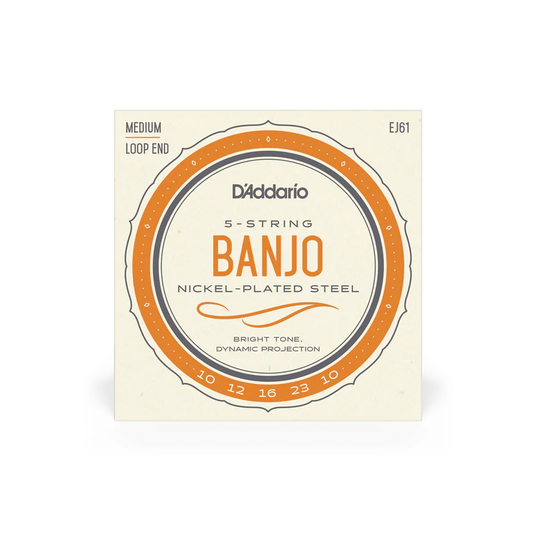 Encordado D Addario Banjo Ej61 10-23 5 Cuerdas