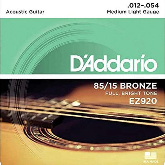 Encordado D Addario Guitarra Acustica Ez920 12 54