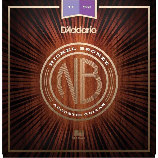 Encordado D Addario Guitarra Acustica Nb 11 52