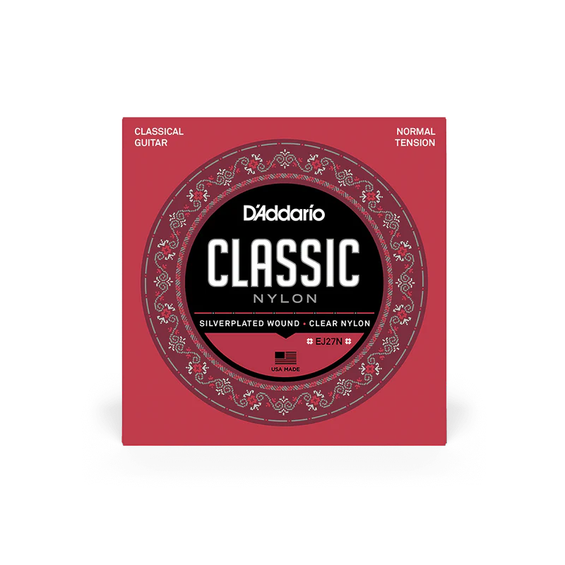 Encordado D Addario Guitarra Acustica Nylon Ej27N Tension normal