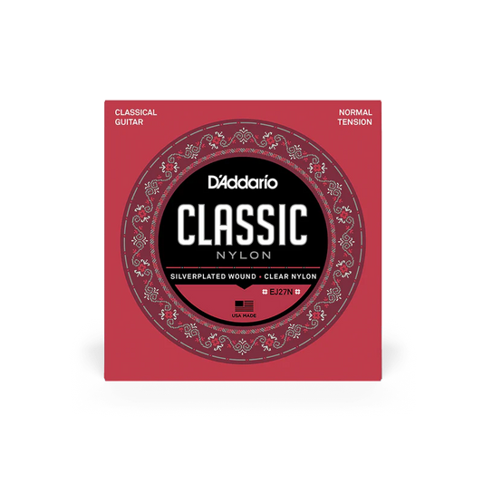 Encordado D Addario Guitarra Acustica Nylon Ej27N Tension normal