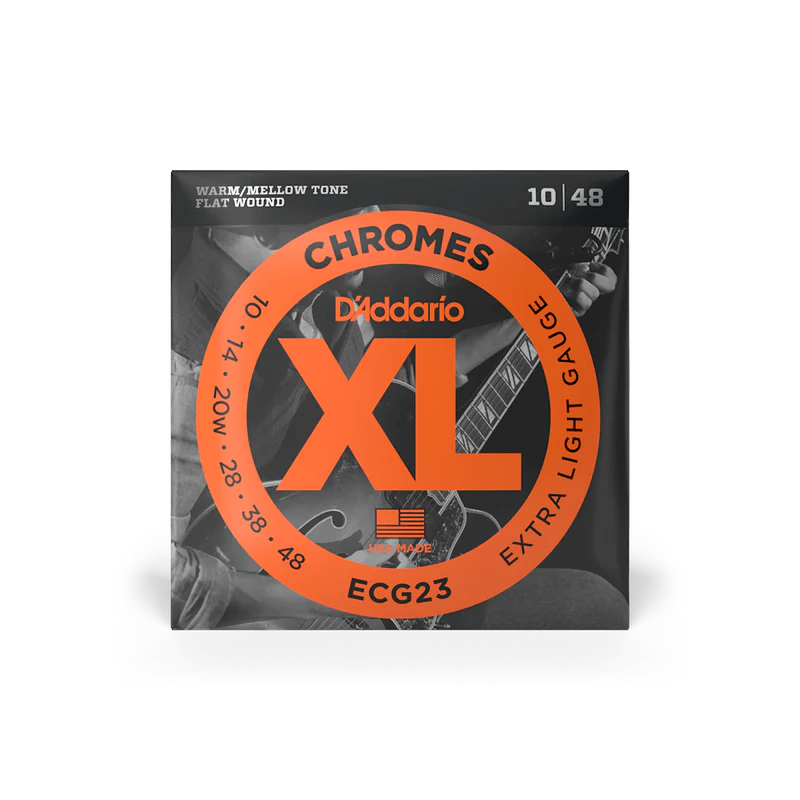 Encordado D Addario Guitarra Electrica Ecg23 10 48 Cuerdas Lisas