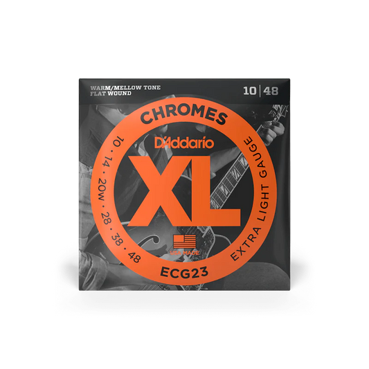 Encordado D Addario Guitarra Electrica Ecg23 10 48 Cuerdas Lisas