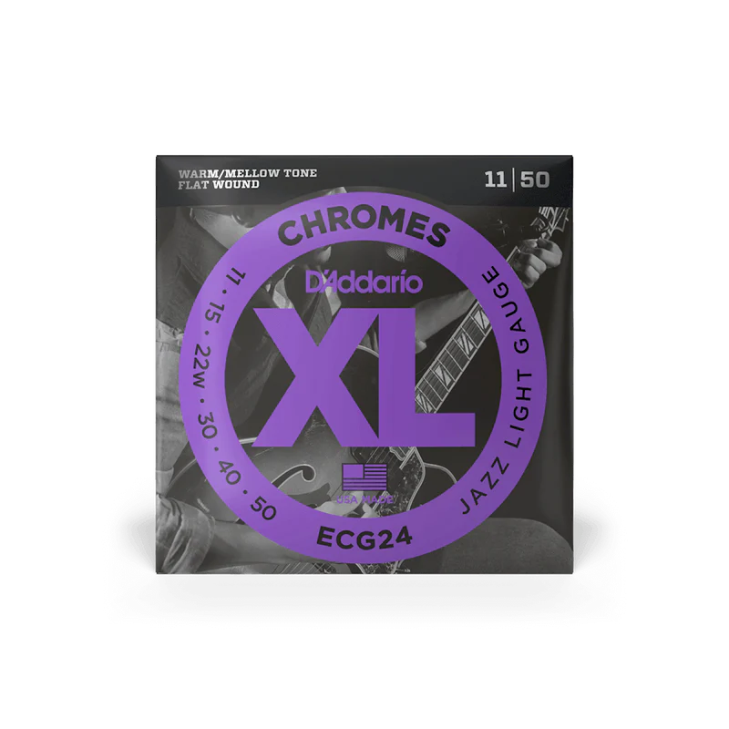 Encordado D Addario Guitarra Electrica Ecg24 11 50 Cuerdas Lisas