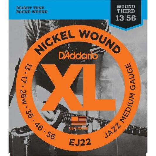 Encordado D Addario Guitarra Electrica Ej22 13 56