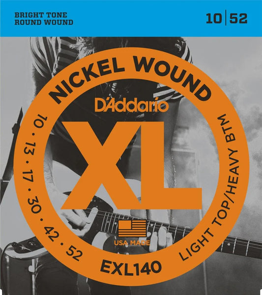 Encordado D Addario Guitarra Electrica Exl140 10-52