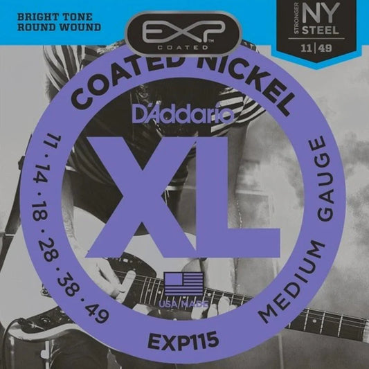 Encordado D Addario Guitarra Electrica Exp115 11 49