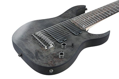 Guitarra Electrica Ibanez 9 Cuerdas Rg9Pb-Transparent Gray Flat