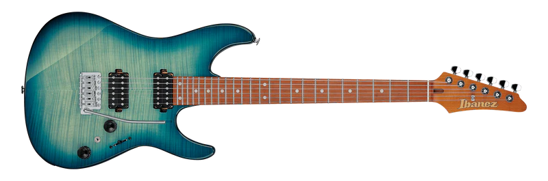Guitarra Electrica Ibanez AZ24S1F-TXB Turquesa transparente