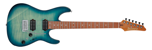 Guitarra Electrica Ibanez AZ24S1F-TXB Turquesa transparente
