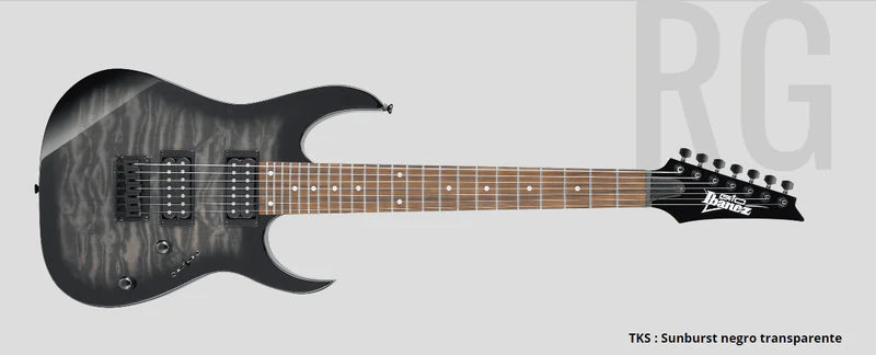 Guitarra Electrica Ibanez Grg7221Qa-Tks
