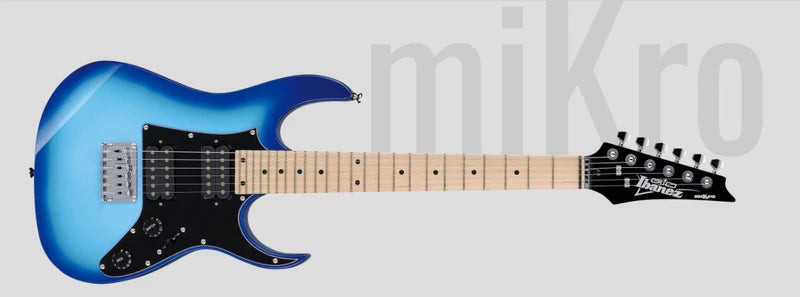 Guitarra Electrica Ibanez Mikro Grgm21M-Blue Burst