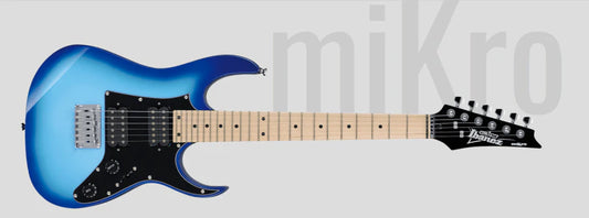 Guitarra Electrica Ibanez Mikro Grgm21M-Blue Burst