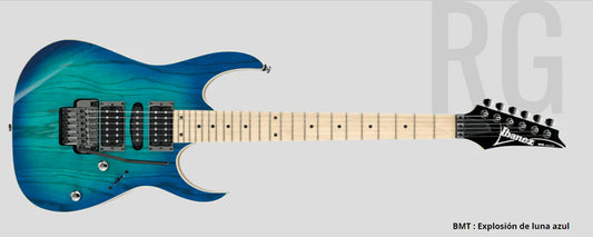 Guitarra Electrica Ibanez Rg370Ahmz Blue Moon Burst