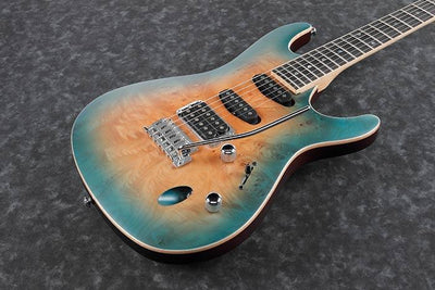 Guitarra Electrica Ibanez Sa460Mbw-Sunset Blue Burst