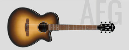 Guitarra Electroacustica Ibanez Aeg50 Dark Honey Burst High Gloss
