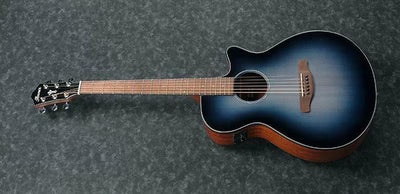 Guitarra Electroacustica Ibanez Aeg50 Indigo Blue Burst High Gloss