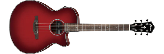 Guitarra Electroacustica Ibanez Aeg51-TRH Rojo transparente Sunburst de alto brillo