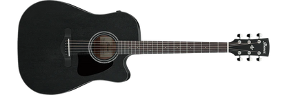 Guitarra Electroacustica Ibanez Art Wood Aw1040Ce-Weathered Black Open Pore