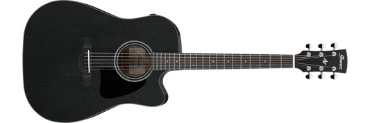 Guitarra Electroacustica Ibanez Art Wood Aw1040Ce-Weathered Black Open Pore