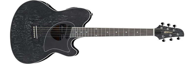 Guitarra Electroacustica Ibanez Talman Tcm50-Galaxy Black Open Pore
