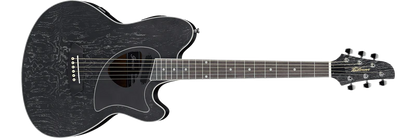 Guitarra Electroacustica Ibanez Talman Tcm50-Galaxy Black Open Pore
