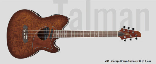 Guitarra Electroacustica Ibanez Tcm50-Vbs