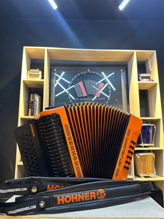 ACORDEON HOHNER COMBO  REY ORANGE