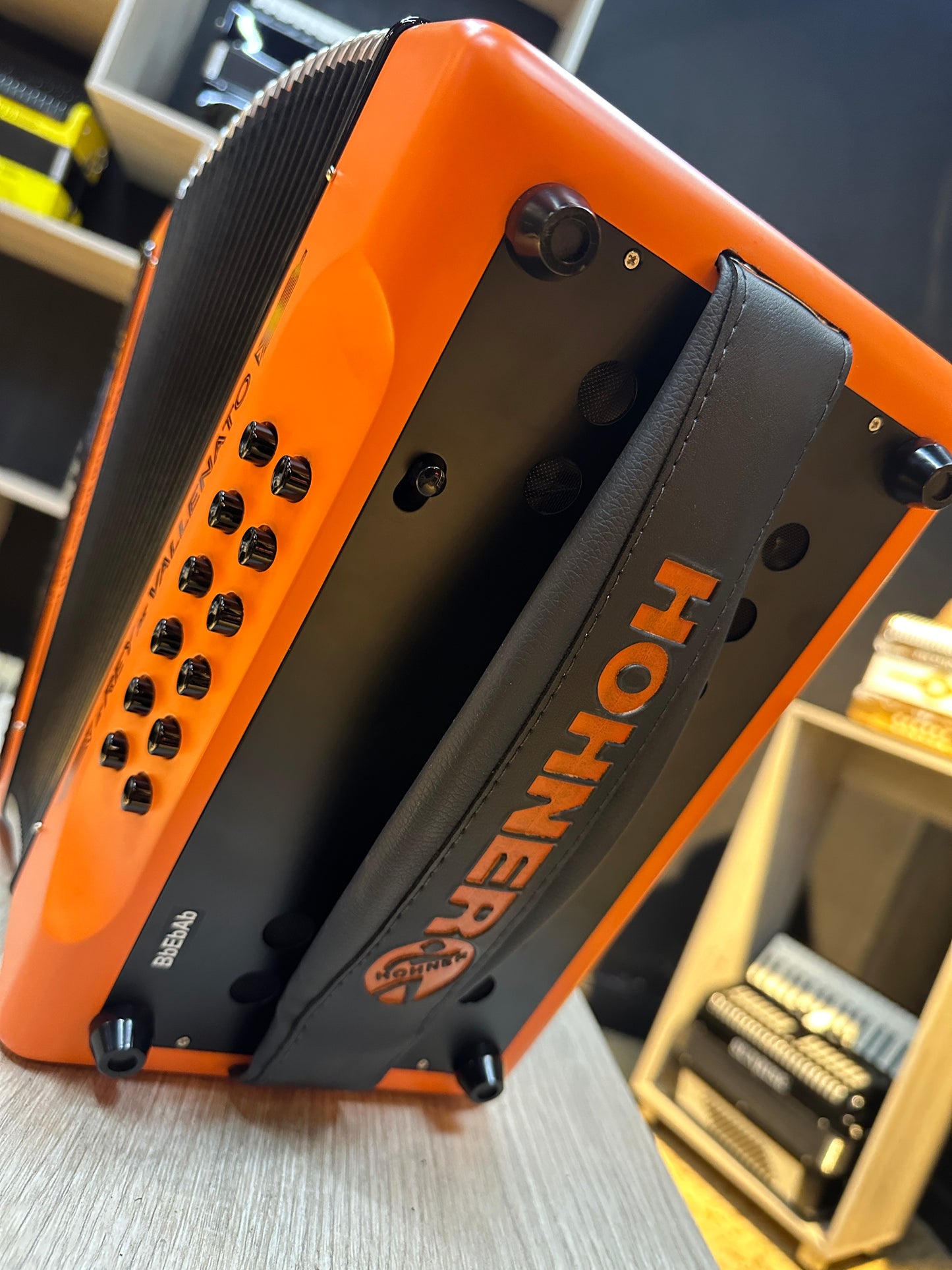 ACORDEON HOHNER COMBO  REY ORANGE