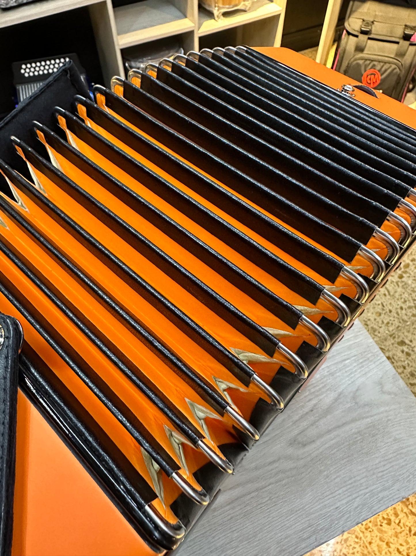 ACORDEON HOHNER COMBO  REY ORANGE