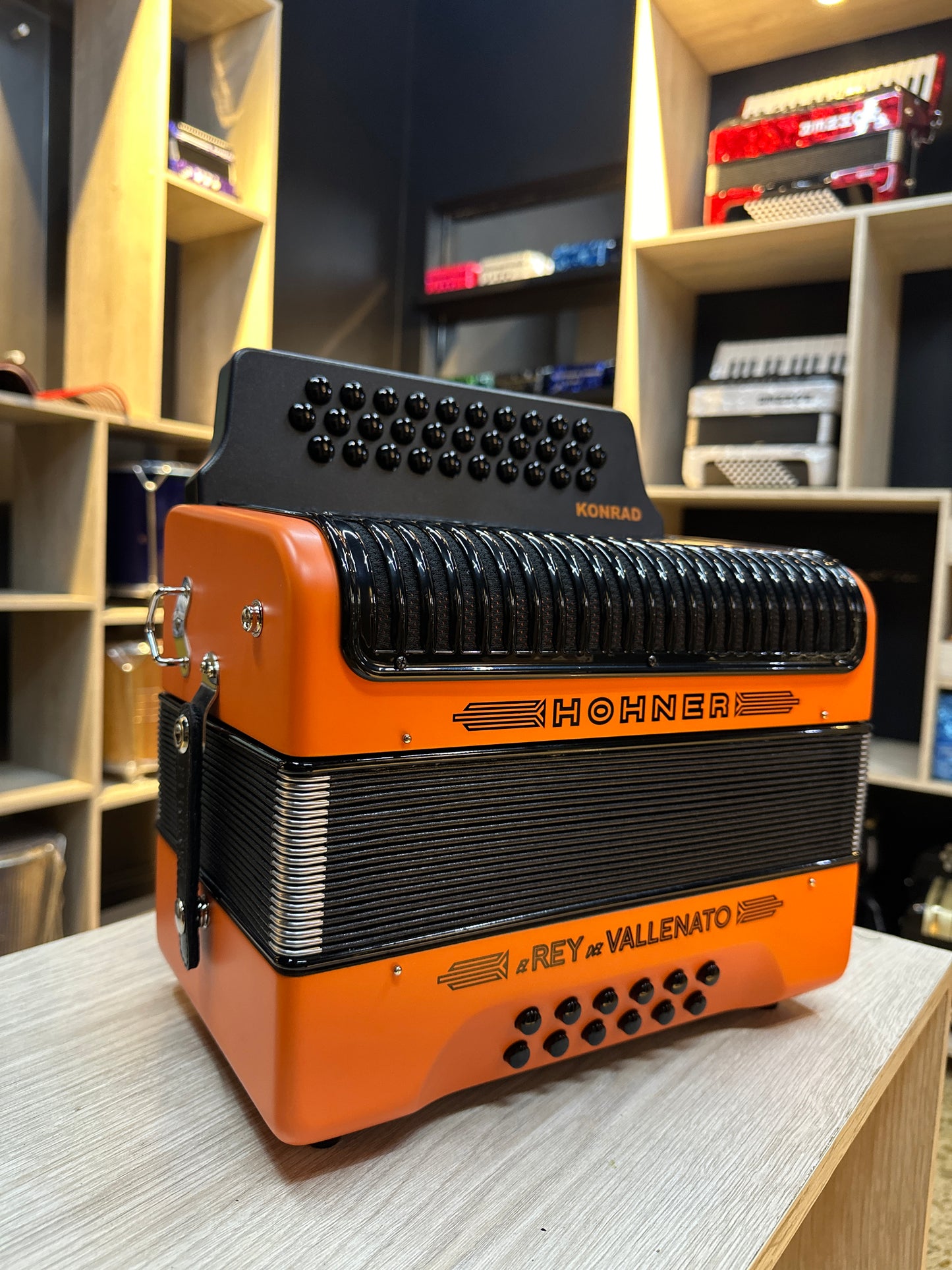 ACORDEON HOHNER COMBO  REY ORANGE