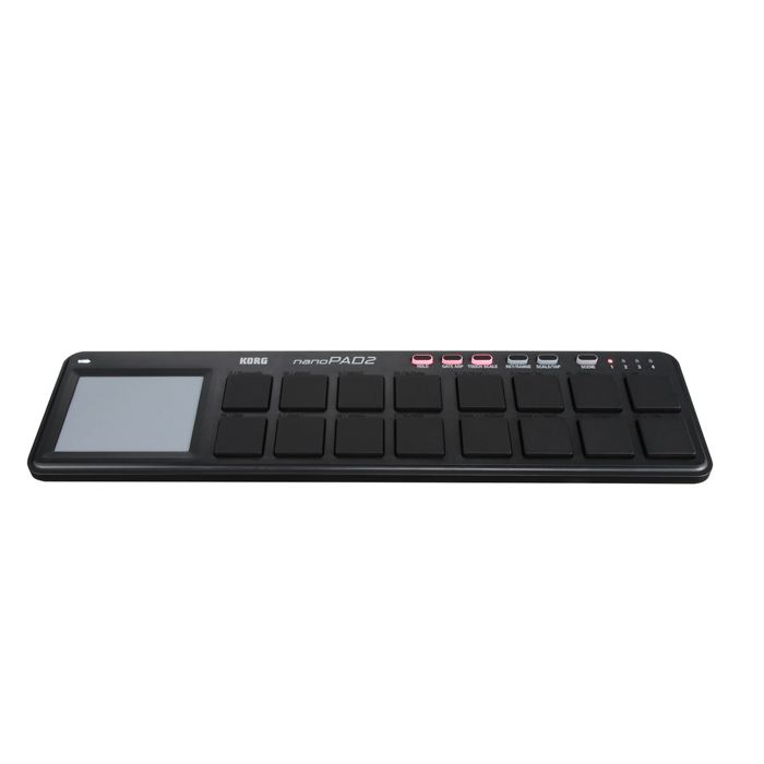 CONTROLADOR DE PADS COMPACTO KORG NANOPAD2-BK