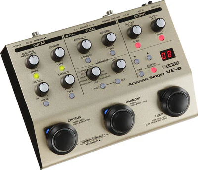 Pedal Boss Guitarra Acustica VE-8 Acustic singer
