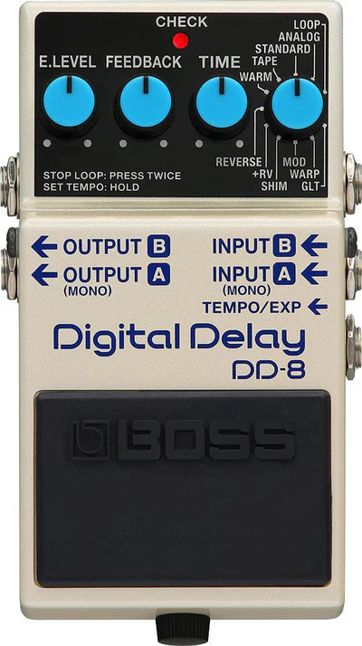 Pedal Boss Guitarra Electrica Dd-8 Exp Digital Delay
