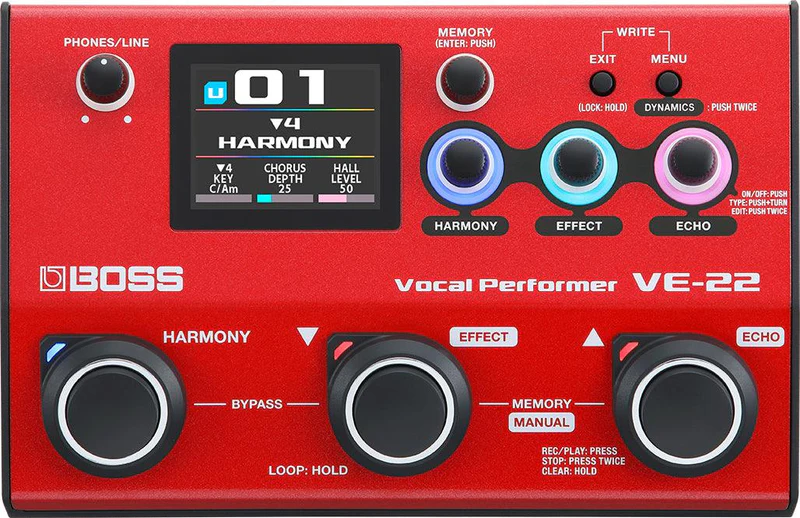 Procesador De Efectos Boss VE-22